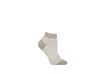 Heat Holders Ultra Lite Magnolia Twist Ankle Socks In Light Grey,cream