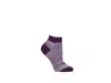 Heat Holders Ultra Lite Magnolia Twist Ankle Socks In Purple,lilac