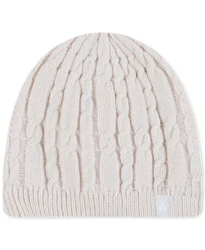 Heat Holders Women's Alesund Cable-knit Hat In Buttercream
