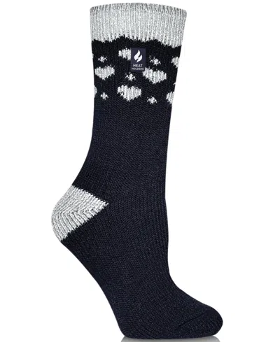 Heat Holders Women's Hadley Nordic Crew Socks In Blue