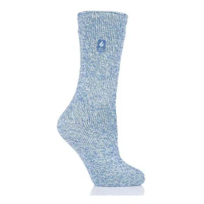 Heat Holders Women's  Primrose Original Twist Crew Hunting Socks In Blue