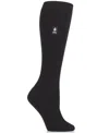 Heat Holders Women's Holly Solid Long Socks In Black