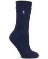 Heat Holders Women's Ultra Lite Holly Solid Crew Socks In Navy