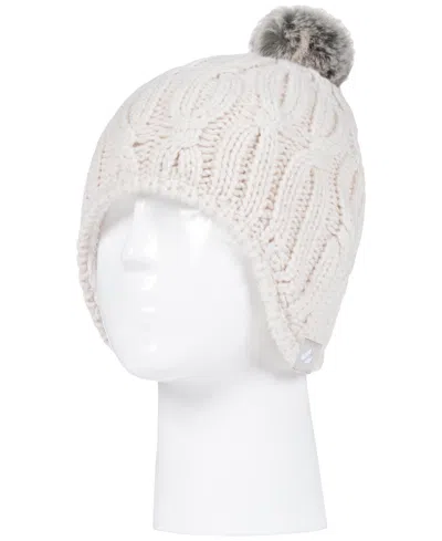 Heat Holders Women's Nikki Cosy Ears Pom-pom Hat In Buttercream