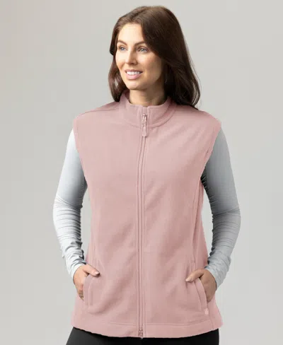 Heat Holders Women's Vera Original Zip Vest In Pink