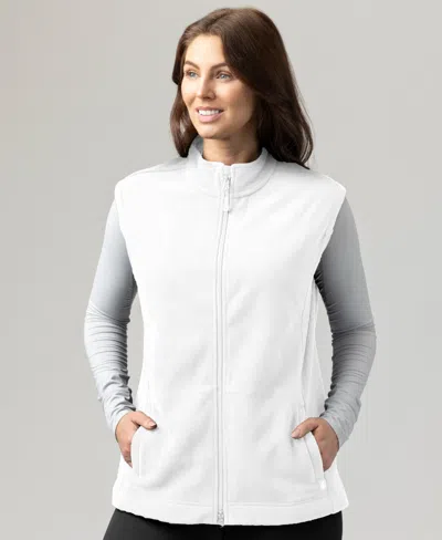 Heat Holders Women's Vera Original Zip Vest In White