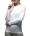 Heat Holders Women's Warm Base Layer Tops In White