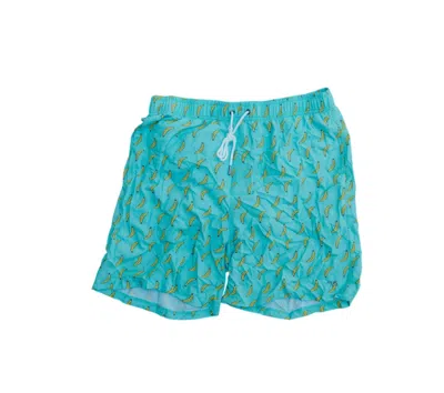 Heat Swimwear Men's Swim Trunks In Bananas In Blue