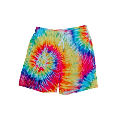 Heat Swimwear Men's Swim Trunks In Tie Dye In Multi