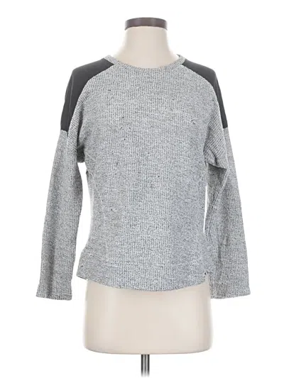 Pre-owned Heather By Bordeaux Pullover Sweater In Gray