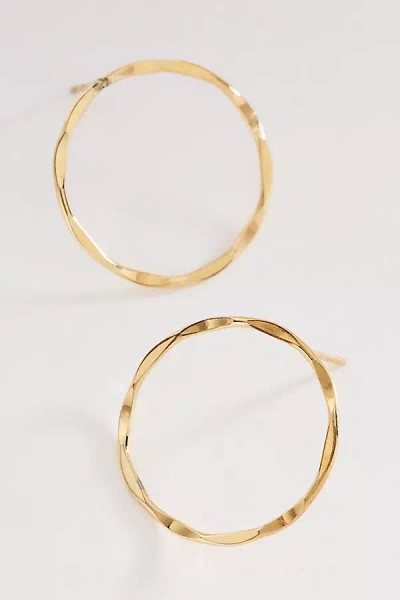 Heather Hawkins Circle Stud Earrings In Gold