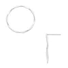 Heather Hawkins Jewelry Women's Circle Stud Earrings - Twenty One Millimeters - Sterling Silver