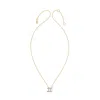 Heather Hawkins Jewelry Women's Gold Horoscope Zodiac Gemini Twins Symbol Fine Diamond Fourteen Karat Necklace