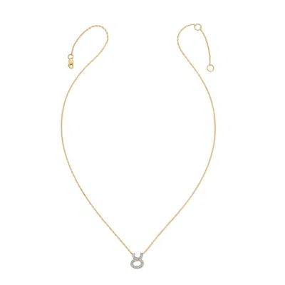 Heather Hawkins Jewelry Women's Gold Horoscope Zodiac Taurus Bull Symbol Fine Diamond Fourteen Karat Necklace