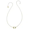 Heather Hawkins Jewelry Women's Herkimer Diamond Fine Necklace - Fourteen Karat Yellow Gold