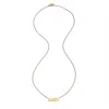 Heather Hawkins Jewelry Women's Taken Fourteen Karat Yellow Gold Fine Jewelry Necklace