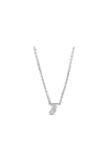Heather Hawkins Sterling Silver Custom Initial Necklace In Multicolor