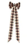 Heather Taylor Home Christmas Bow In Idyllwild Plaid