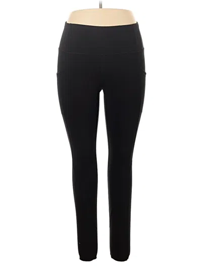 Pre-owned Heathyoga Active Pants In Black