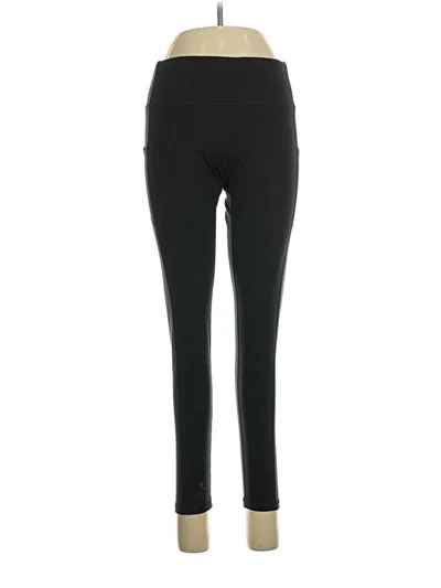 Pre-owned Heathyoga Active Pants In Black