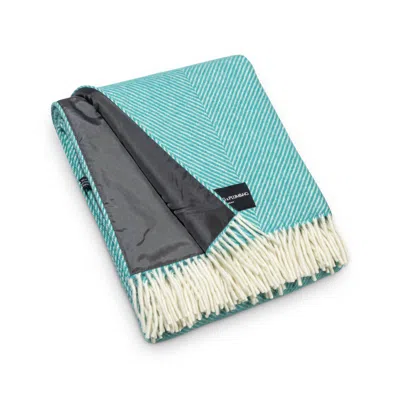 Heating & Plumbing London Blue Pure New Wool Picnic Blanket - Cornish Cove