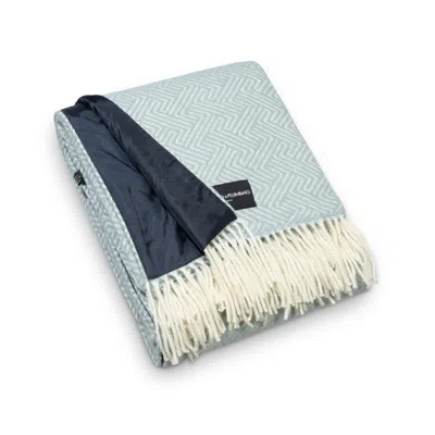 Heating & Plumbing London Blue Pure New Wool Picnic Blanket - Lollypop Duck Egg