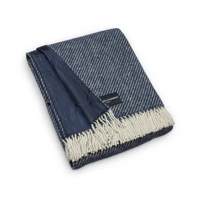 Heating & Plumbing London Blue Pure New Wool Picnic Blanket - The Yacht Club
