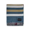 Heating & Plumbing London Blue Wonderland - Alpaca & Merino Lambswool Blanket - Contemporary Teal In Multi