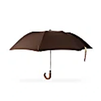 Heating & Plumbing London British Folding Umbrella Dark Brown/sand