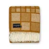 Heating & Plumbing London Brown Evening Tales - Pure New Wool Blanket - Mosaic Toffee