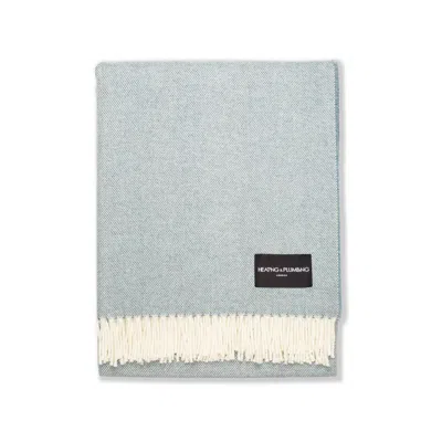 Heating & Plumbing London Daydreams - Merino Lambswool Throw - Blue