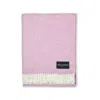 Heating & Plumbing London Daydreams - Merino Lambswool Throw - Soft Pink In Pink