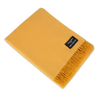 Heating & Plumbing London Daydreams - Merino Lambswool Throw - Sunflower Yellow