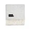 Heating & Plumbing London Evening Tales Pure New Wool Blanket - Fluffy - Grey In White