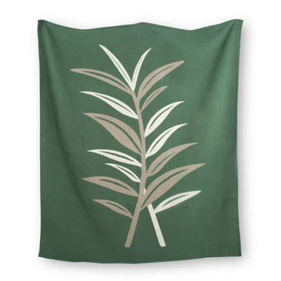 Heating & Plumbing London Green / Brown Recycled Cotton Blanket - The Glasshouse In Green/brown