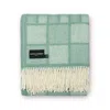 Heating & Plumbing London Green Evening Tales - Pure New Wool Blanket - Mosaic Mint