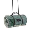 Heating & Plumbing London Green Pure New Wool Picnic Blanket - Down To The Valley