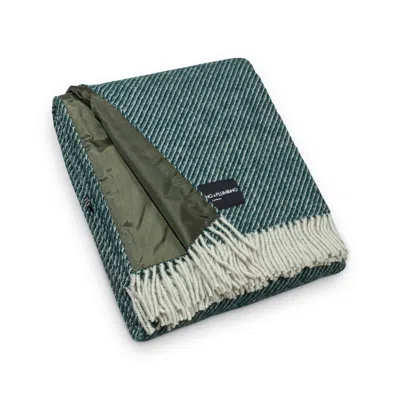 Heating & Plumbing London Green Pure New Wool Picnic Blanket - The Roadster
