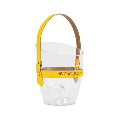 Heating & Plumbing London "happy Go Sparkly" Champagne Bucket - Yellow Leather Strap