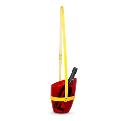 Heating & Plumbing London "keep Your Cool" Champagne Bucket - Red & Yellow