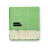 Heating & Plumbing London Lollypop - Pure New Wool Blanket - Green In Green