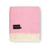 Heating & Plumbing London Lollypop - Pure New Wool Blanket - Pink In Pink