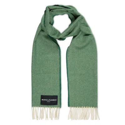 Heating & Plumbing London Men's The Eternal Edition - 100% Cashmere Scarf - Green