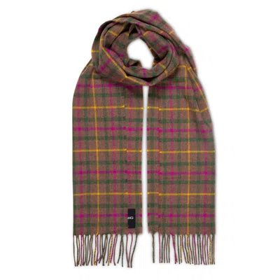 Heating & Plumbing London Men's The Eternal Edition - Cashmere Scarf - Multicolour Checks In Gray
