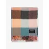 Heating & Plumbing London Wonderland Checked Alpaca And Wool-blend Throw 200cm X 145cm Multicolour In Multicolour
