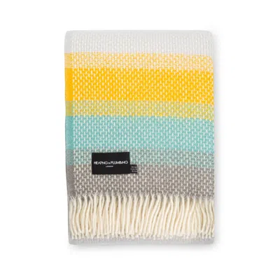 Heating & Plumbing London Super Fluffy Pure New Wool Blanket - Multicolour