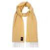 Heating & Plumbing London Women's Yellow / Orange Love Stories Cashmere Scarf - Burnt Yellow