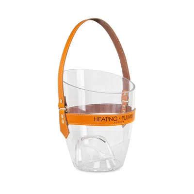 Heating & Plumbing London Yellow "happy Go Sparkly" Champagne Bucket Orange