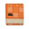 Heating & Plumbing London Yellow / Orange Evening Tales - Pure New Wool Blanket - Mosaic Orange