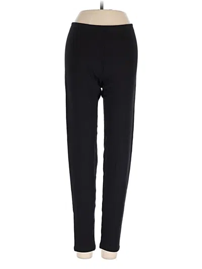Pre-owned Heattech Active Pants In Black